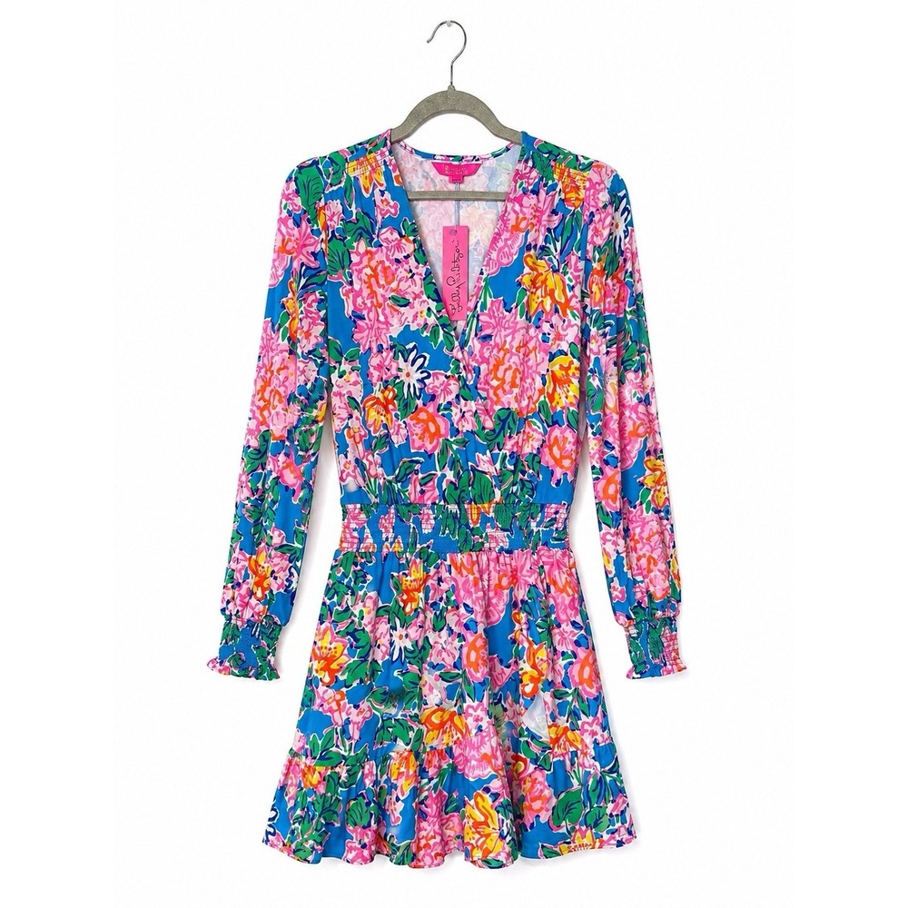 Lilly Pulitzer Peggy Romper Women's Small Rose To The Occasion Pink Floral NWT